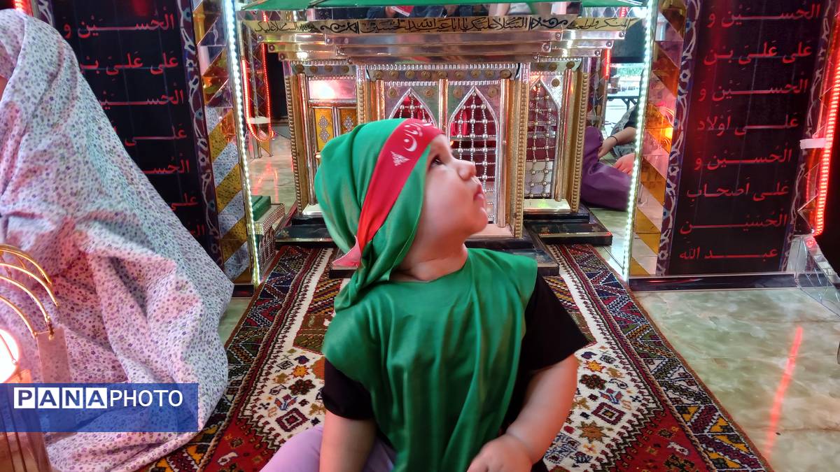 مراسم شیرخوارگان حسینی در حسینیه ولیعصر زرقان 