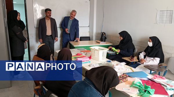 پایش میدانی رئیس اداره فنی و حرفه‌ای استان از هنرستان حضرت زهرا (س) بن