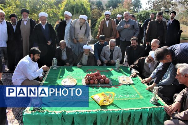 مراسم سالگرد تدفین شهدای گمنام موسسه علمی فرهنگی دارالحدیث قم