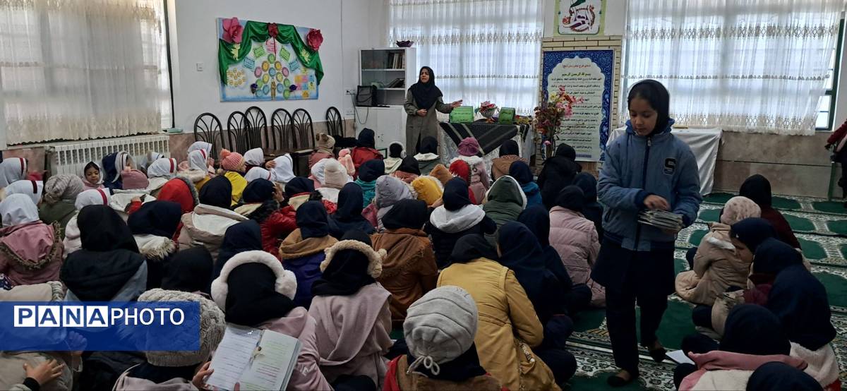 مراسم عزاداری شهادت حضرت هادی(ع) در مدرسه شهید رزمی خلیل آباد