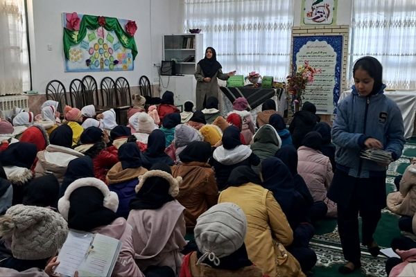 مراسم عزاداری شهادت حضرت هادی(ع) در مدرسه شهید رزمی خلیل آباد