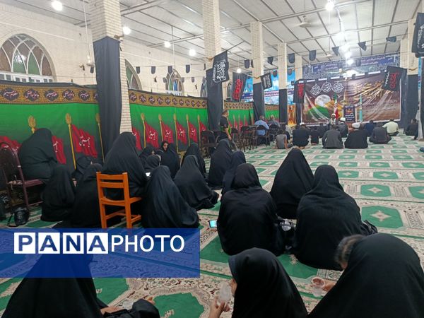 سوگ خورشید خراسان در حاجی‌آباد عزاداری شهادت امام رضا(ع)