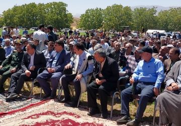 افتتاح پروژه آب‌رسانی خانمیرزا با حضور معاون رئیس‌جمهور در هفته دولت