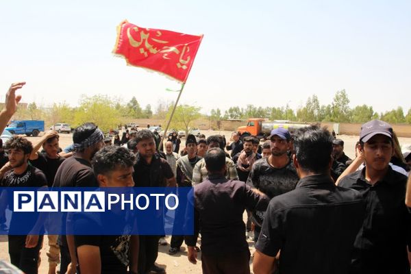 راهپیمایی دلدادگان حسینی در شهرستان سمنان