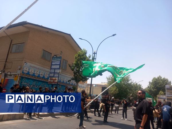 عزاداری هیأت های کاشمر در روز هفتم ماه محرم