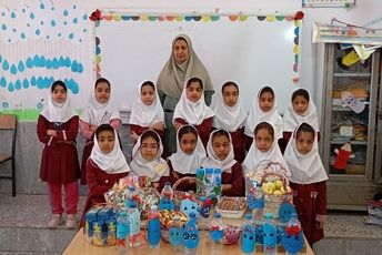 «جشن آب» در دبستان مولوی فین