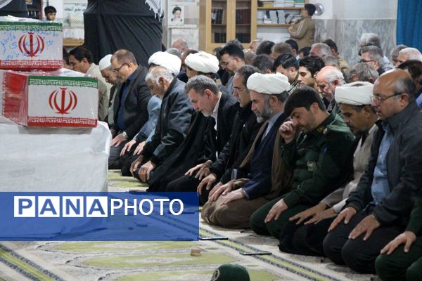 آیین استقبال از شهدای گمنام در سملقان