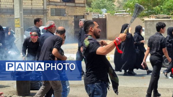سوگواری روز عاشورا در شهر کهک قم