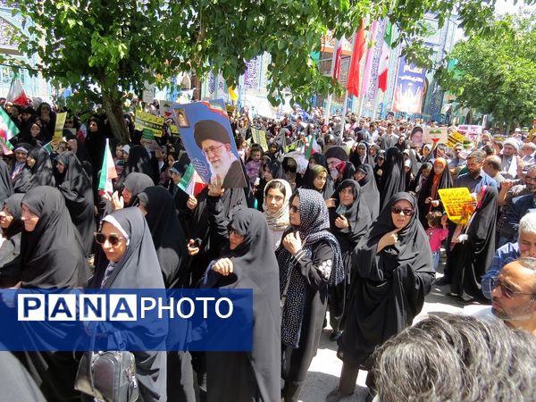 برگزاری راهپیمایی جمعه‌های خشم در بجنورد
