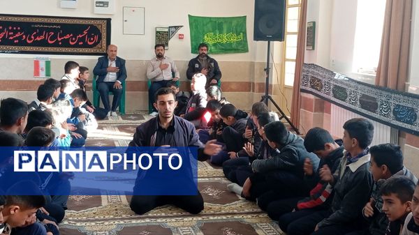 مراسم عزاداری دهه فاطمیه در دبیرستان ابن‌ سینا شهرستان بن 