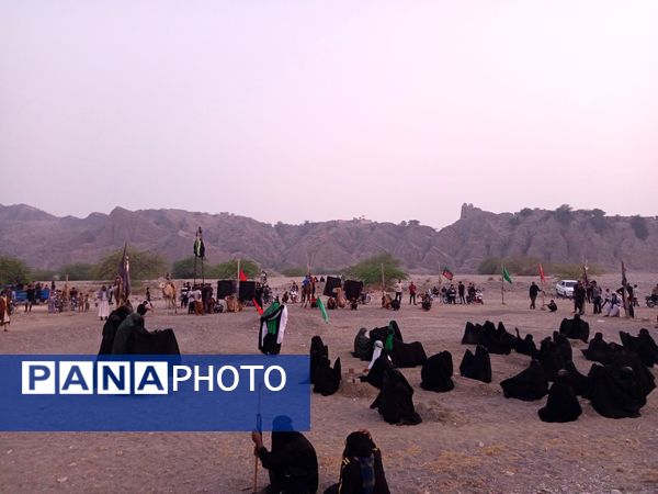آیین باشکوه کاروان شام تا کربلا در میناب