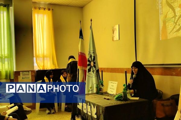  آیین عزاداری حضرت فاطمه زهرا(س) در مدرسه فرزانگان1 اسلامشهر 