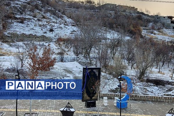 جلوه زمستانی طبیعت شهر بار نیشابور 