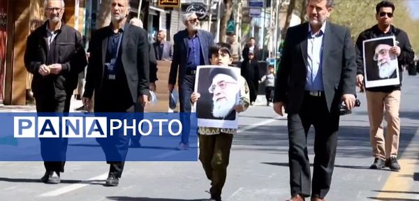 مراسم راهپیمایی روز قدس در شهرستان کاشمر با حضور پررنگ مردم برگزار شد