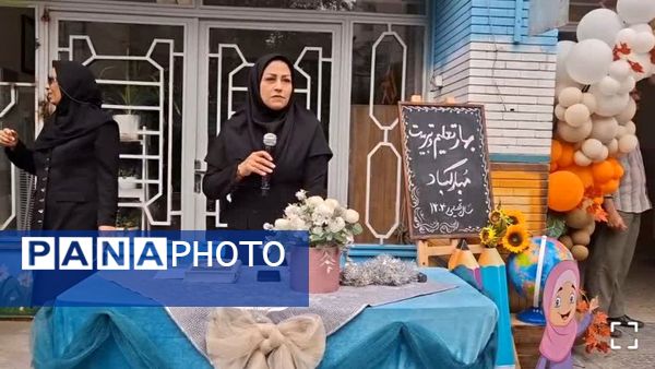 آیین نواختن زنگ مهر، ایثار و شهادت در مدرسه فرهنگیان ۲