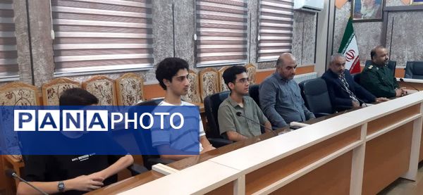 تجلیل از افتخار آفرینان مسابقات جهانی رباتیک در فریدونکنار 
