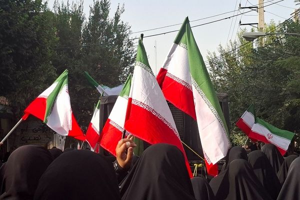 مردم قرچک در سوگِ سردار شهید حسن خوانساری 