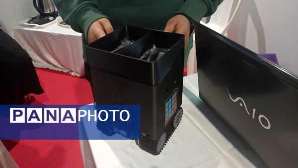 افتتاحیه غرفه رباتیک ناحیه ۶ مشهد در نمایشگاه بین المللی مشهد 
