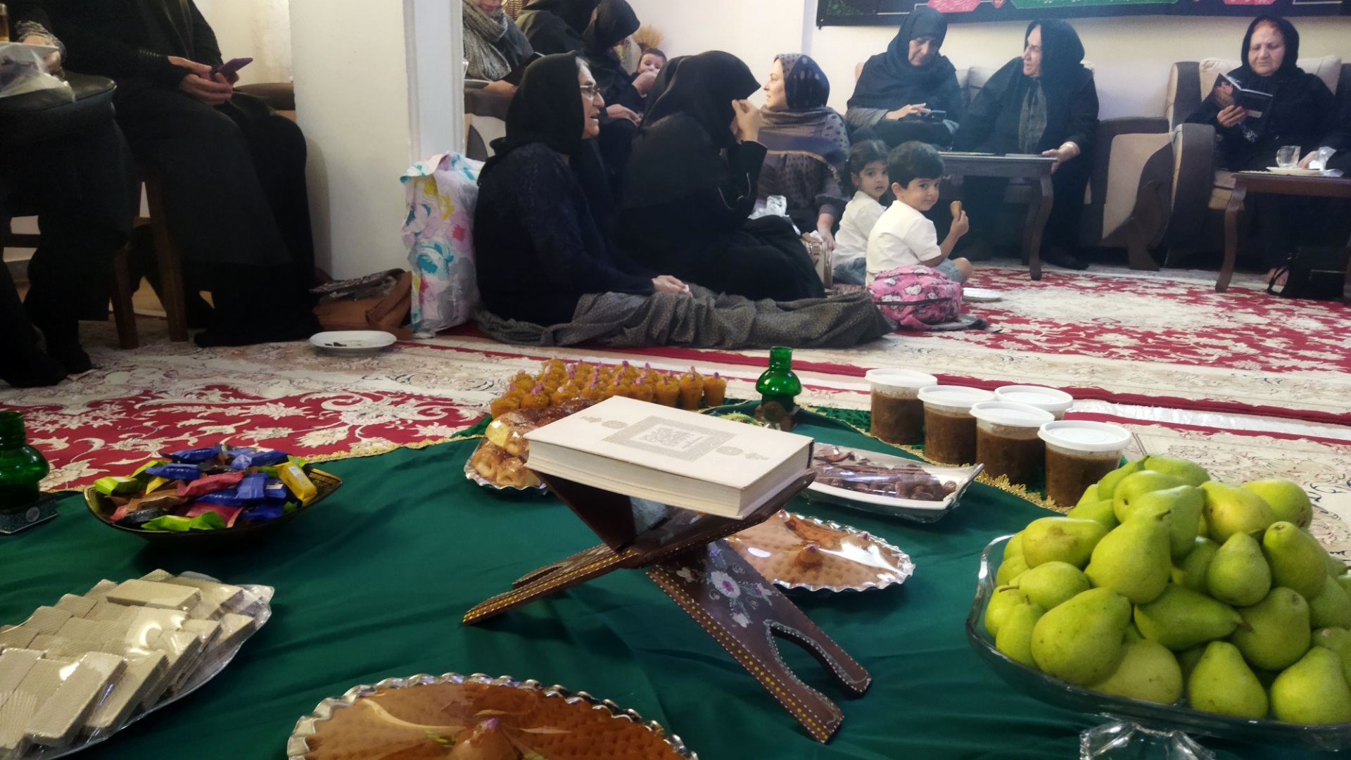 بر پایی روضه خانگی در قائمشهر