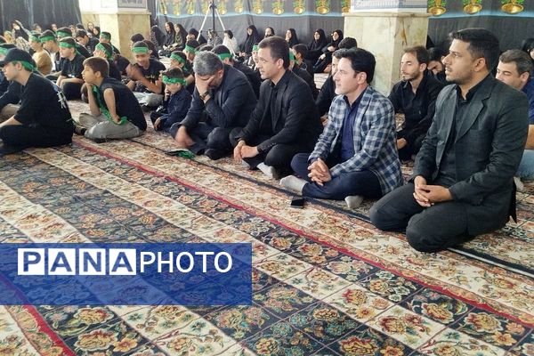  برگزاری مراسم سوگواره احلی من العسل در امامزاده حضرتین شهرستان قدس