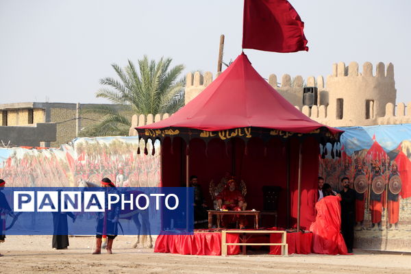 بازآفرینی نوجوان کربلا زیر آسمان لامرد