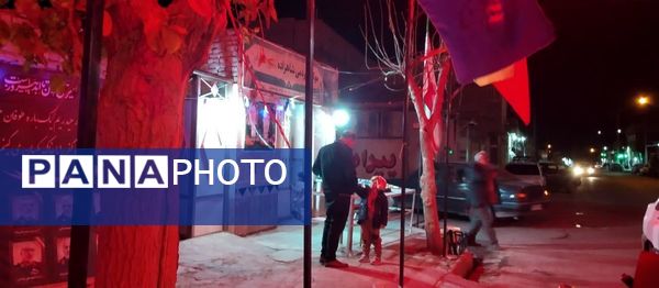 ایستگاه صلواتی جشن میلاد حضرت زهرا (س) در هیئت شاهزاده علی اصغر فدافن