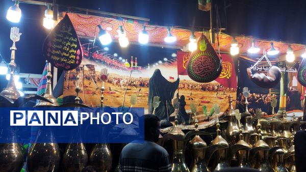 از تصاویر شهدا تا سفره‌های مهربانی در مسیر اربعین
