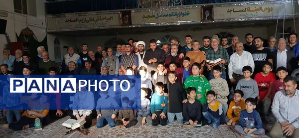 حضور رئیس حوزه علمیه شیروان در جمع معتکفین مسجد جامع شیروان