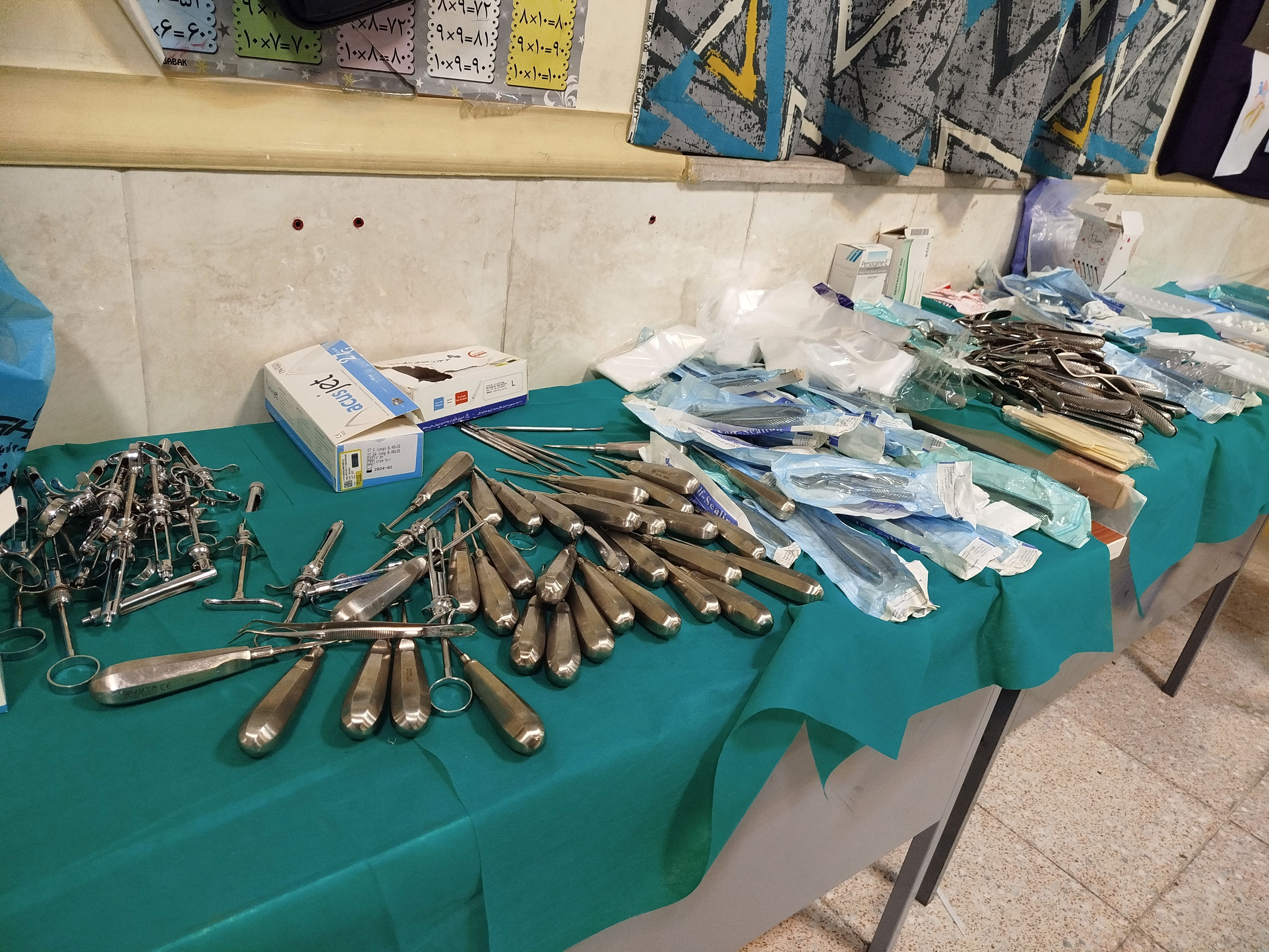استقرار پزشکان جهادی در شهرستان بندر لنگه 