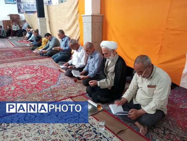 قرائت دعای ندبه در هیئت عاشقان حضرت ابوالفضل نیشابور