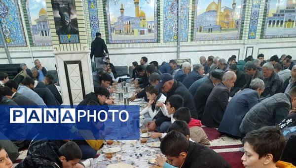 ضیافت الهی در ماه رحمت در روستای مارکده