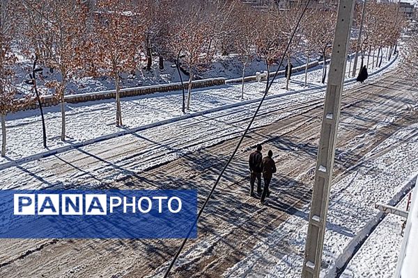 اولین برف زمستانی در بار