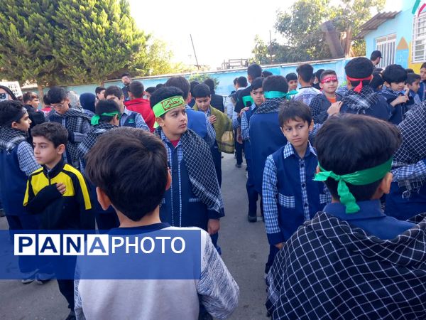 مراسم شهادت حضرت فاطمه(س) در مدرسه شهدای فرهنگی