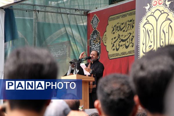 عزاداری عاشورای حسینی در گرمای سوزان بم