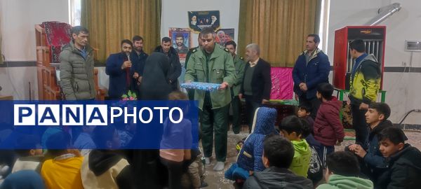 جشن ولادت حضرت علی (ع) پایگاه بسیج مطهره روستای تنسوان شیروان