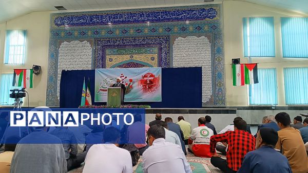  ایستگاه صلواتی و نمایشگاه کتاب به‌مناسبت سالروز آزاد سازی خرمشهر در شهرستان مارگون