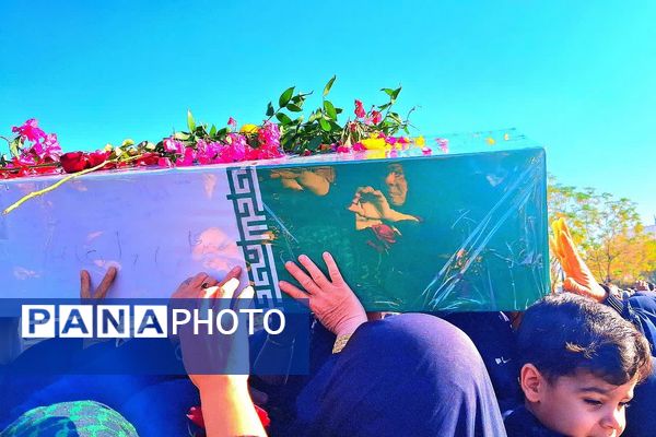 استقبال باشکوه از پیکر۶ شهید گمنام در شهرستان باشت
