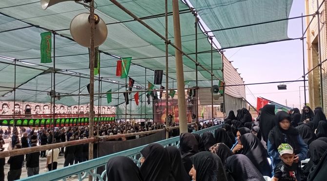 عزاداری عاشورای حسینی در شهر فرادنبه