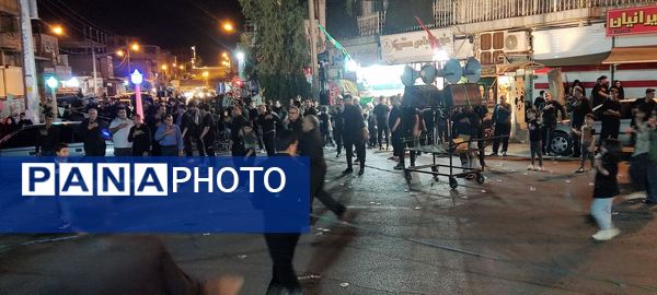 خیابان‌های پلدختر در شب‌های محرم، میزبان عزاداری عاشقان حسینی