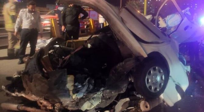 حادثه تلخ در بزرگراه شهید بابایی