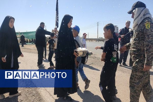 قدم به قدم به سوی نور کاروان پیاده روی از فیروزه به سمت مشهد مقدس