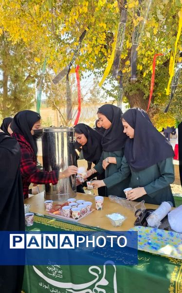 استقبال از شهید گمنام در مدارس ابرکوه