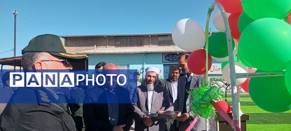  آیین افتتاح طرح شهید سردار سلیمانی در باخرز