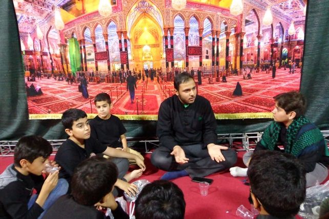 محفل عزاداری «نوجوانان» در پردیسان قم
