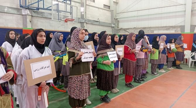 جشنواره فرهنگی ورزشی دختران آفتاب ایران در شهرستان جعفرآباد قم