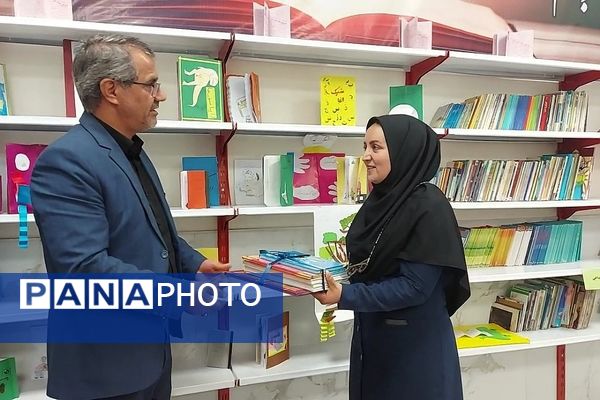 افتتاح کتابخانه دبستان شهید سلیمی جهرمی کهریزک 