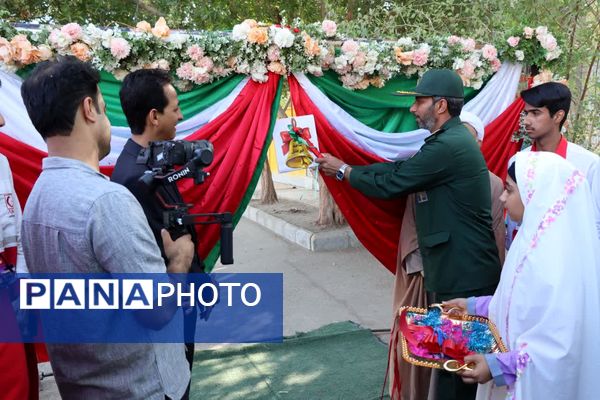 زنگ پدافند غیرعامل در مدارس قلعه‌گنج نواخته شد