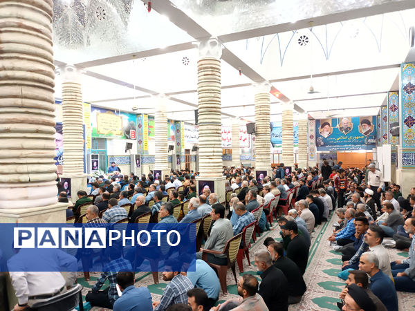  مراسم سوگواری شهادت آیت‌الله سید ابراهیم رئیسی و هیات همراه ایشان در بهبهان