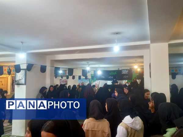 تشییع شهید گمنام در دبیرستان دخترانه شاهد قهرمان ایزدی ناحیه 3 شیراز