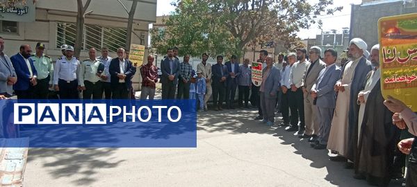 فریاد مردم باخرز در جمعه خشم علیه جنایات رژیم صهیونیستی